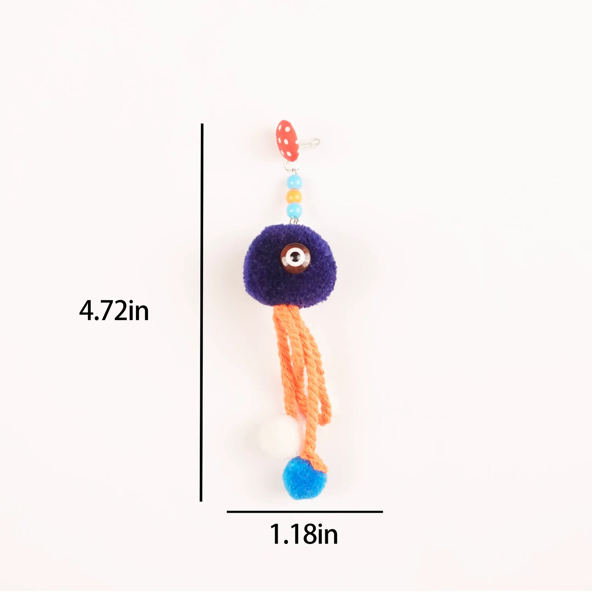 Artisan-Made - Rainbow Crochet and Beading Earrings