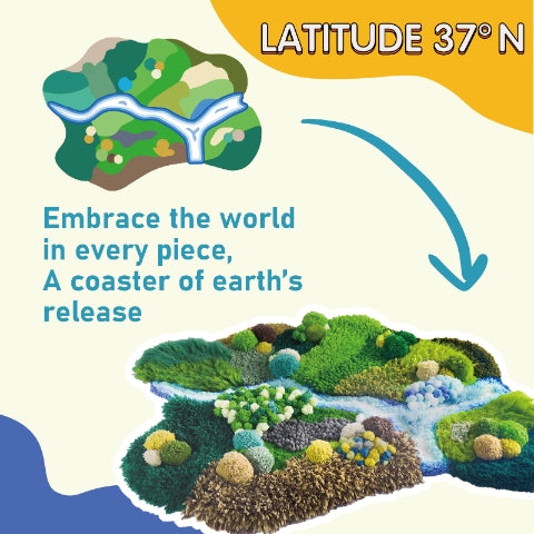 Latch Hook Kit - Latitude 37°N Rug