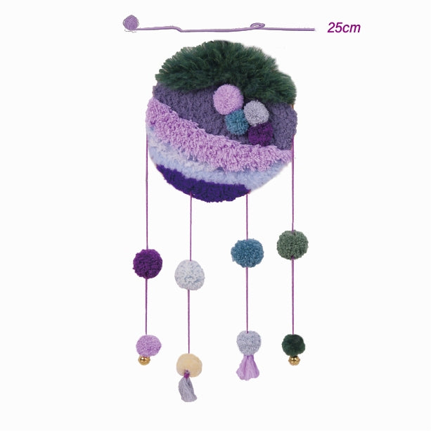 Latch Hook Kit - Wind Chime Wall Hanging