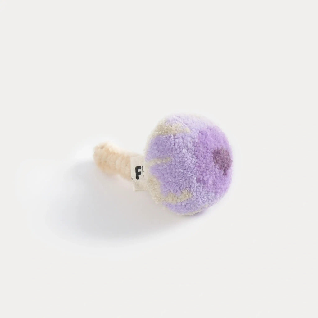 Porpolomopsis lewelliniae - Handmade Tufted 3D Mushroom Magnet-ChillFuzz