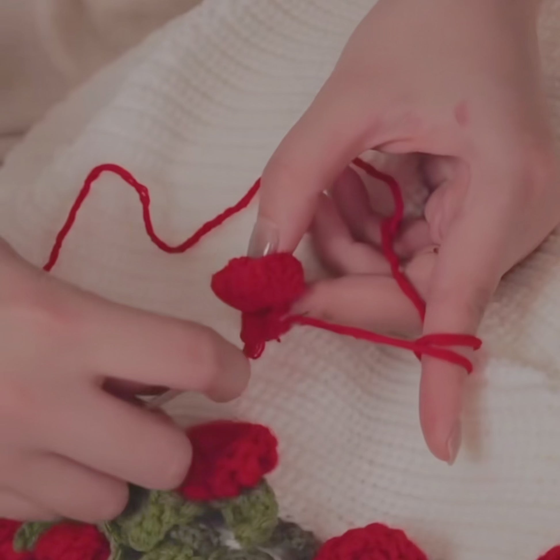 Crochet Kit - Rose Bouquet Blanket